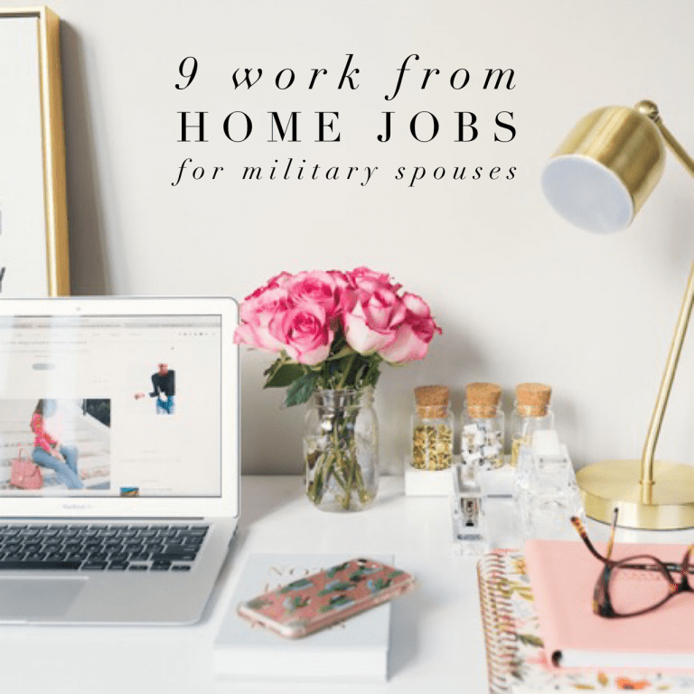 9 Work From Home Jobs for Military Spouses