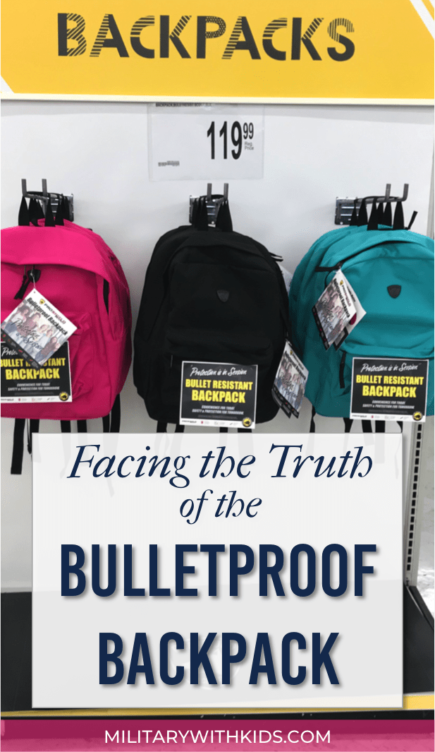 Facing the Truth of the Bulletproof Backpack