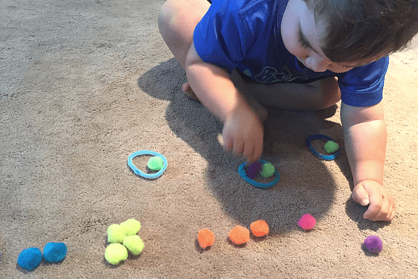 Easy Toddler Activity Sorting 