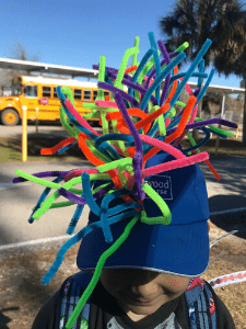 Easy DIY Mohawk Hat to Celebrate the 100th Day of School